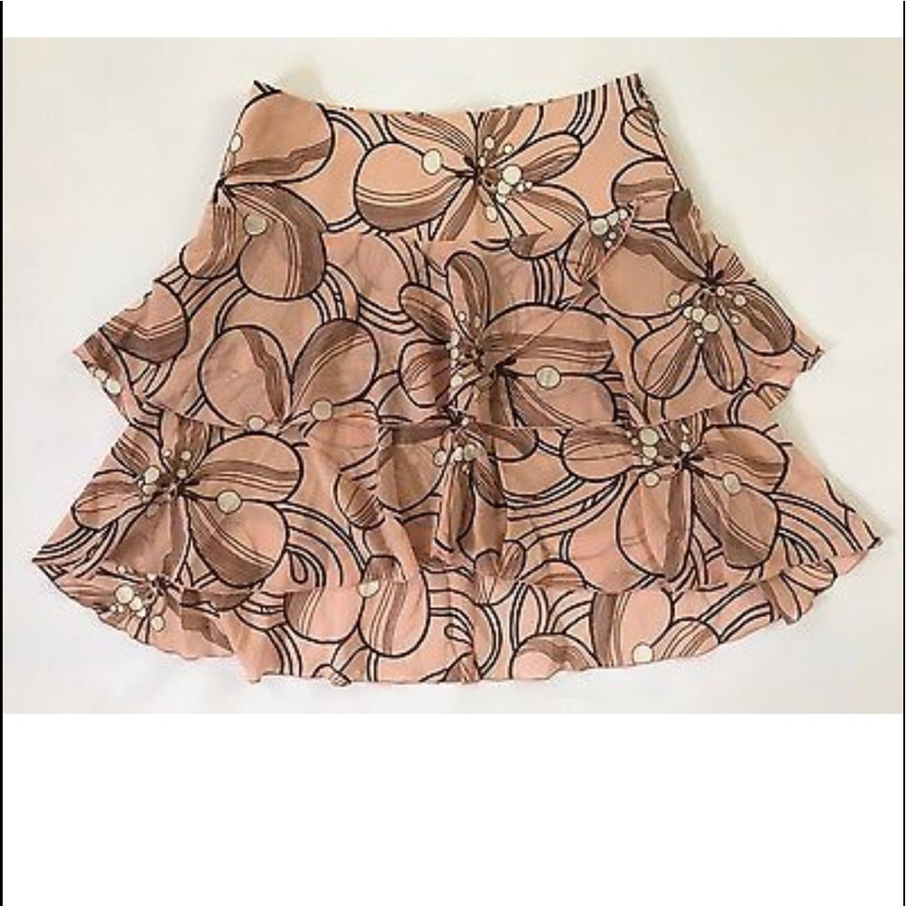 Trina Turk Skirt sz 9/10 silky skirt designer skir
